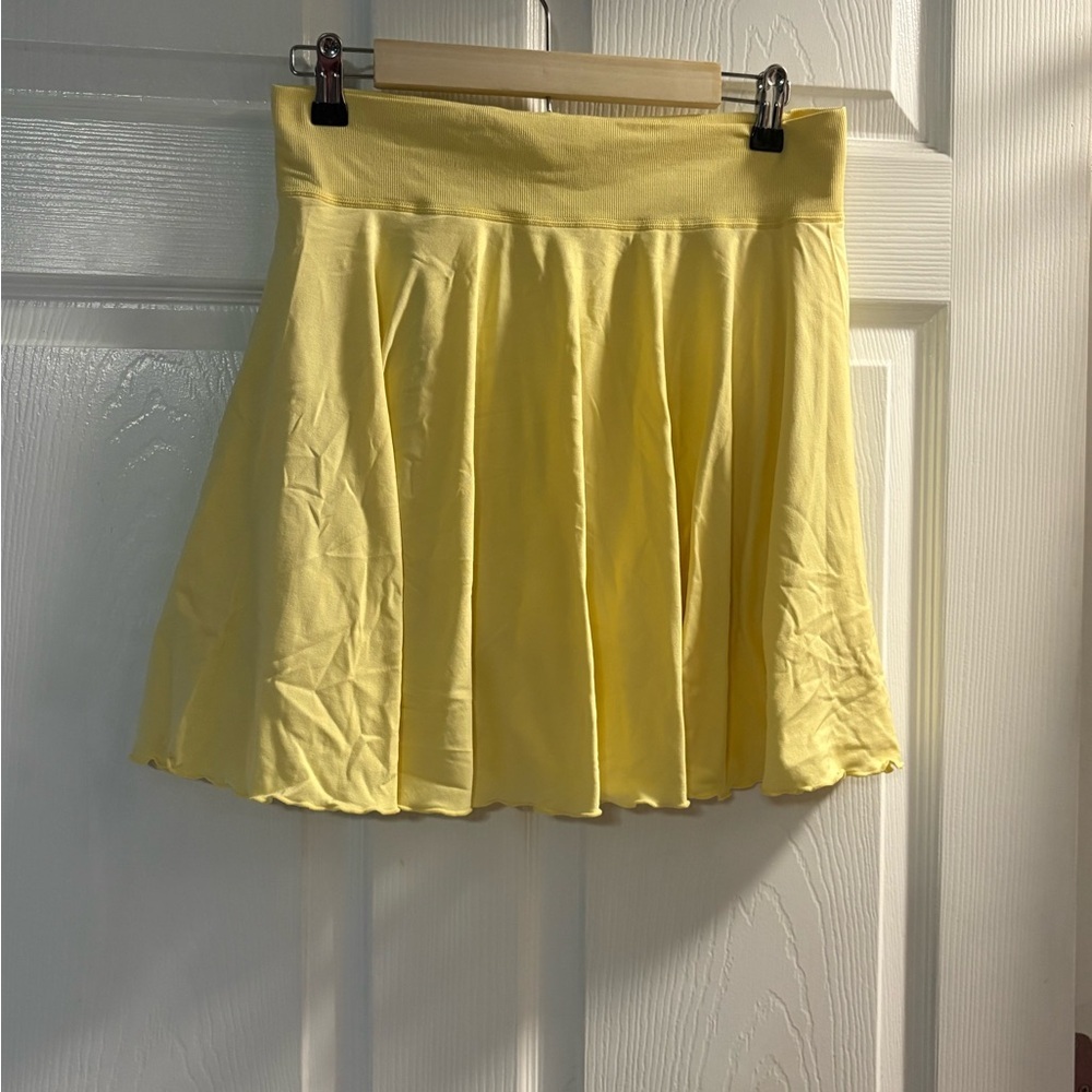Summer Pastel Yellow Skirt Plus Size Women’s